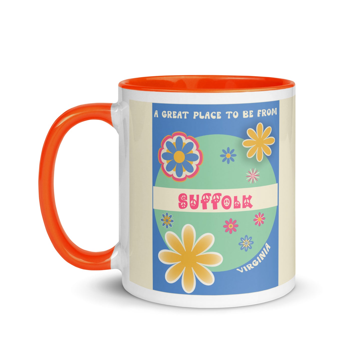 Flower Power Coffee Mug Virginia Suffolk