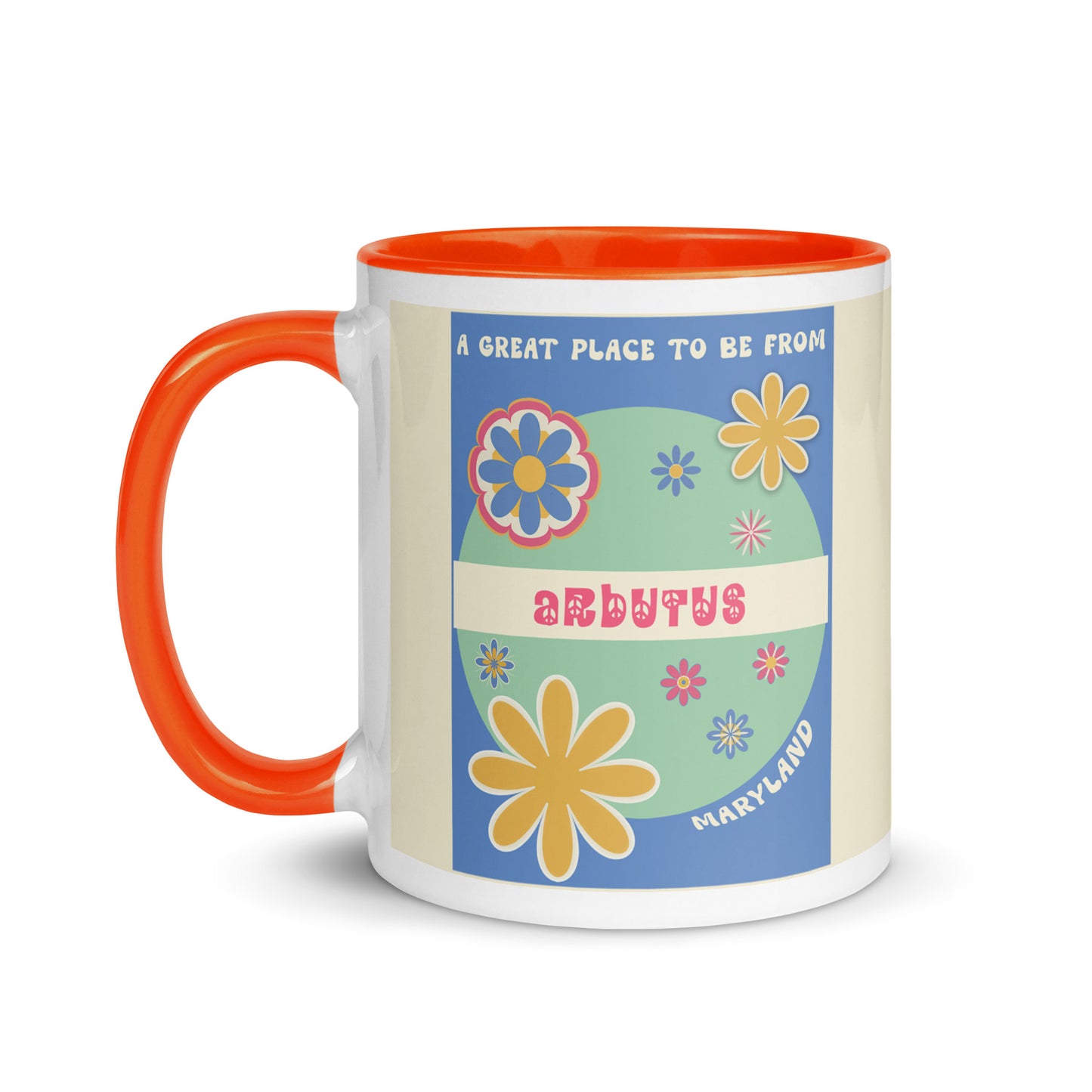 Flower Power Coffee Mug Maryland Arbutus