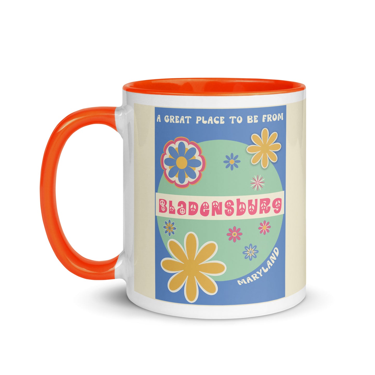 Flower Power Coffee Mug Maryland Bladensburg