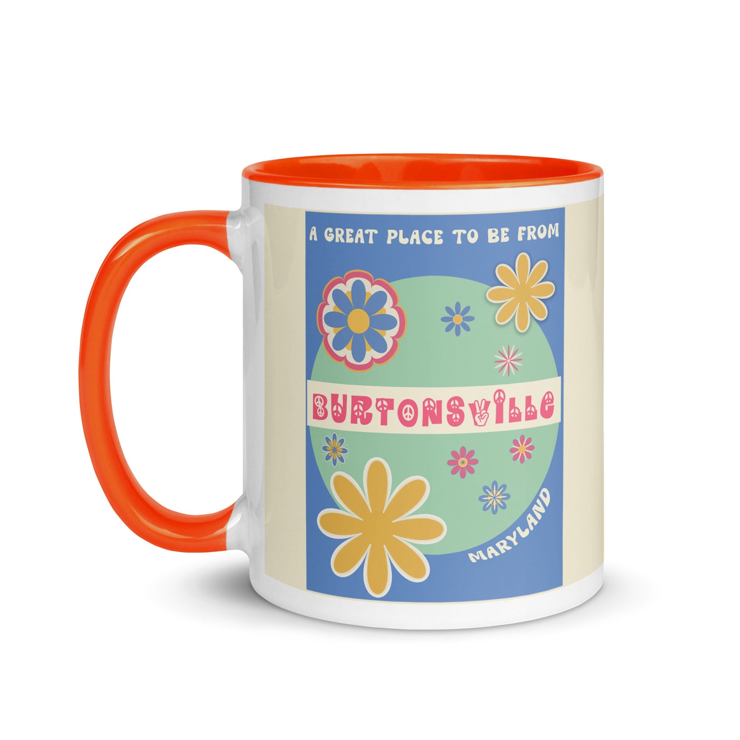 Flower Power Coffee Mug Maryland Burtonsville