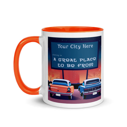 Drive-In Coffee Mug Custom