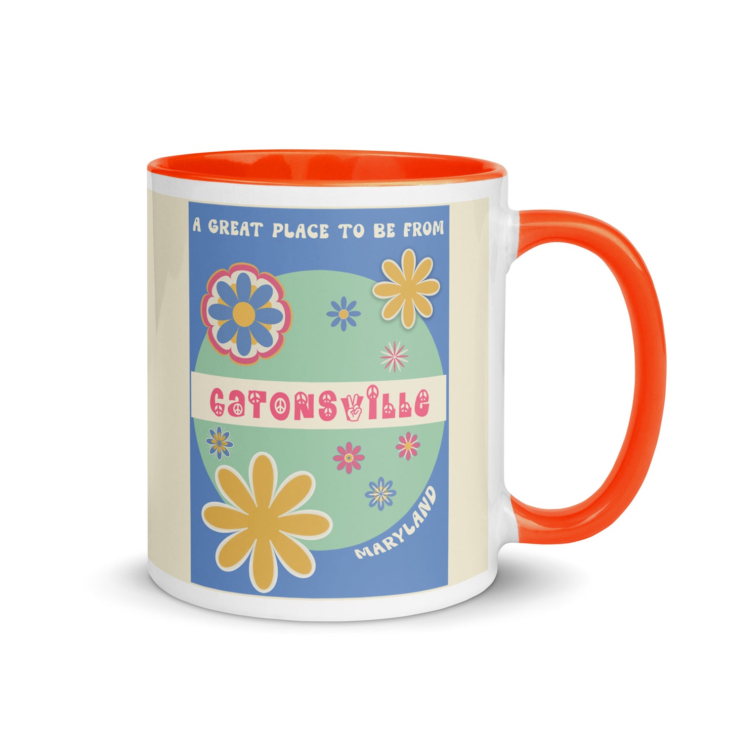 Flower Power Coffee Mug Maryland Catonsville