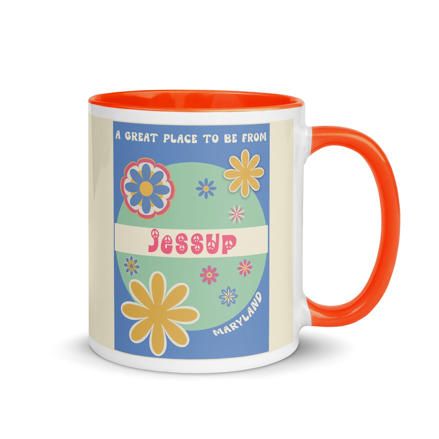 Flower Power Coffee Mug Maryland Jessup