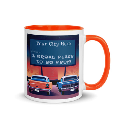 Drive-In Coffee Mug Custom