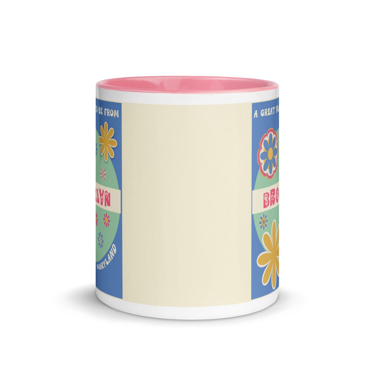 Flower Power Coffee Mug Maryland Brooklyn