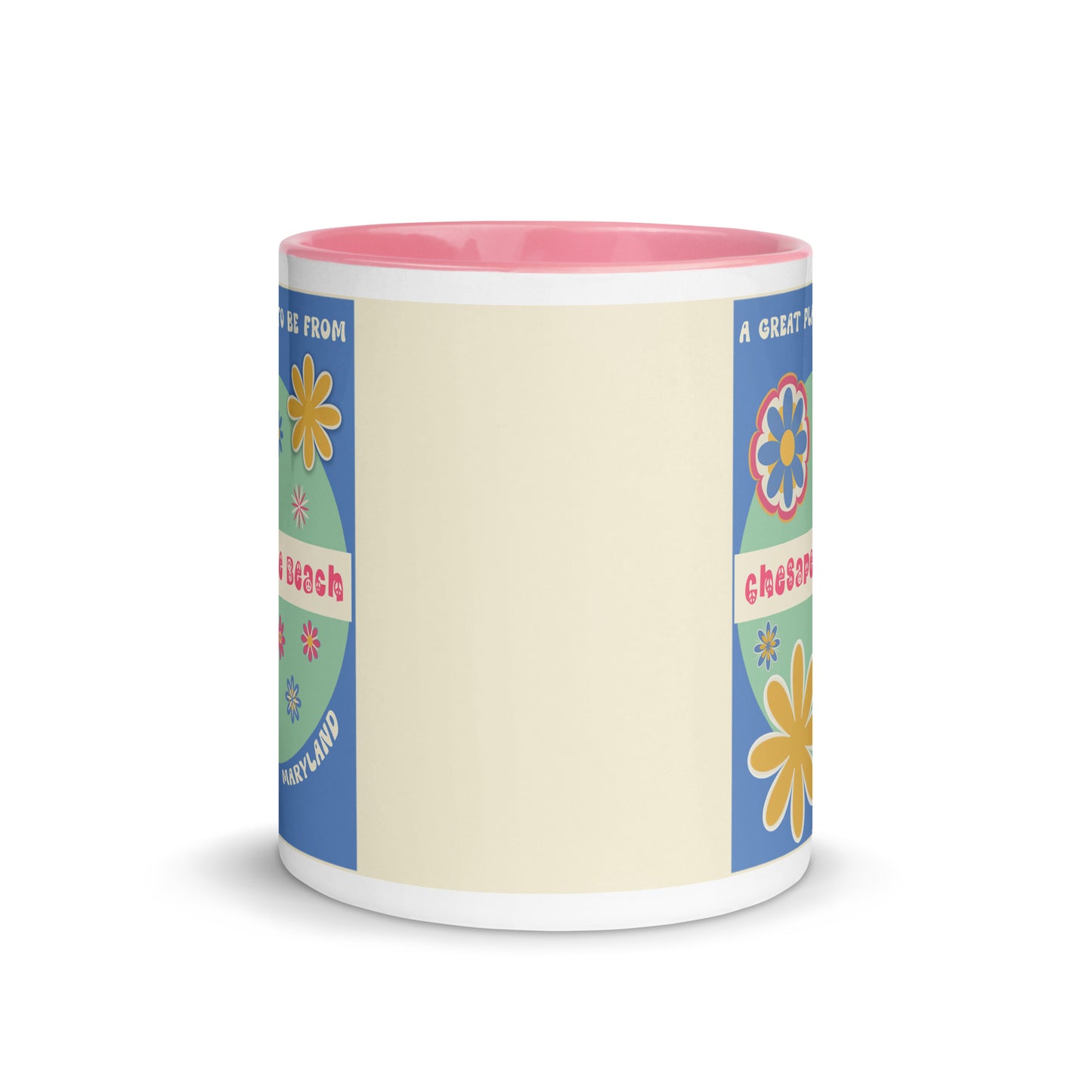 Flower Power Coffee Mug Maryland Chesapeake Beach