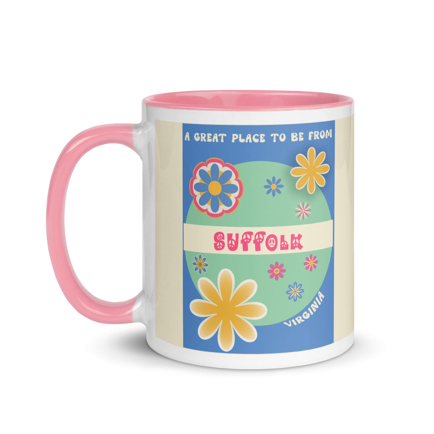 Flower Power Coffee Mug Virginia Suffolk