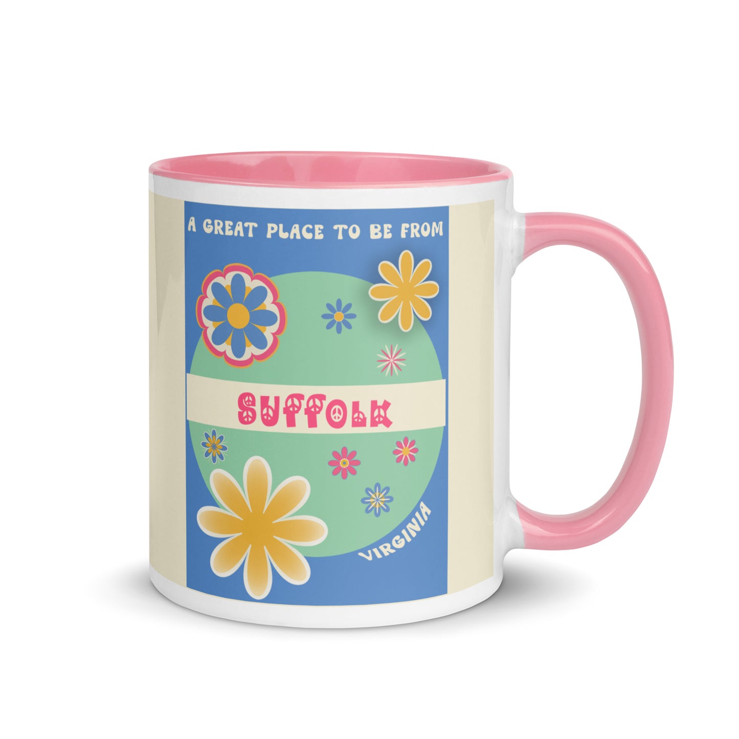 Flower Power Coffee Mug Virginia Suffolk