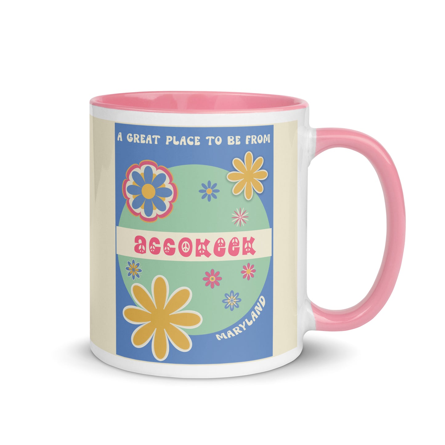 Flower Power Coffee Mug Maryland Accokeek