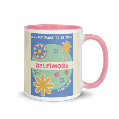 Flower Power Coffee Mug Maryland Baltimore