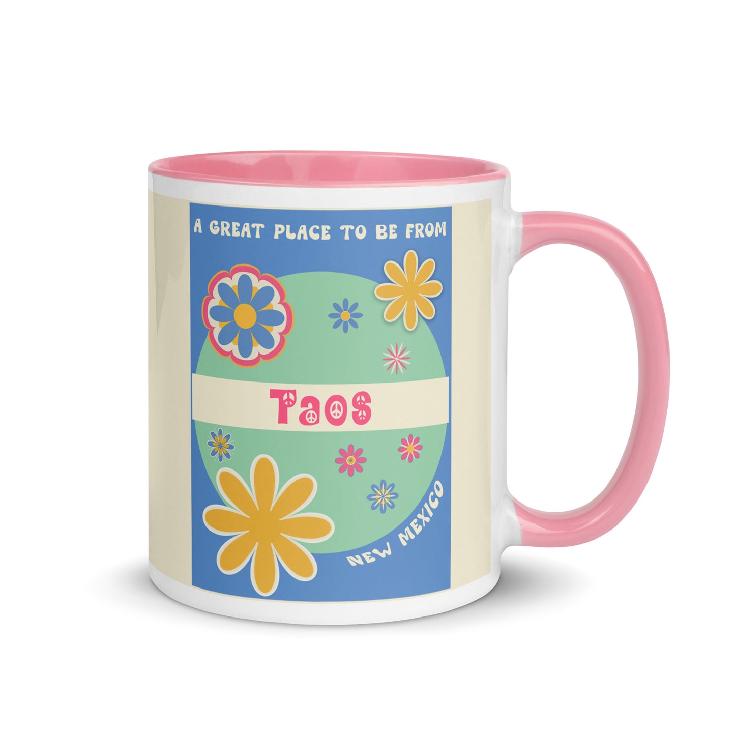 Flower Power Coffee Mug New Mexico Taos