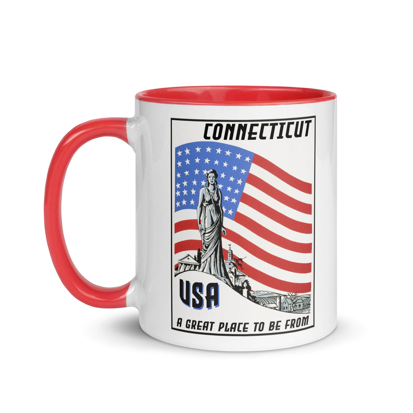 USA Coffee Mug Connecticut