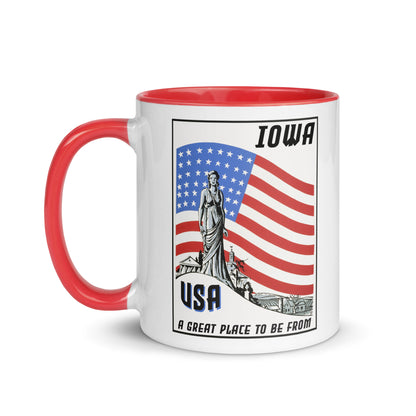 USA Coffee Mug Iowa