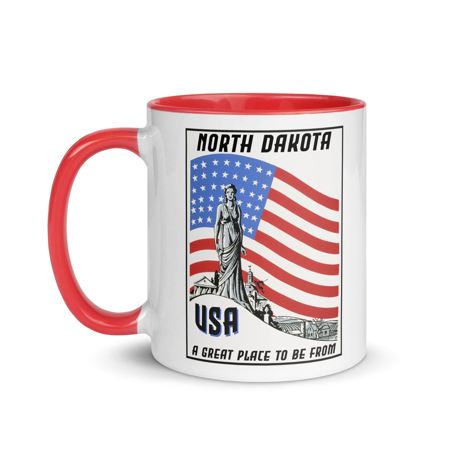 USA Coffee Mug North Dakota