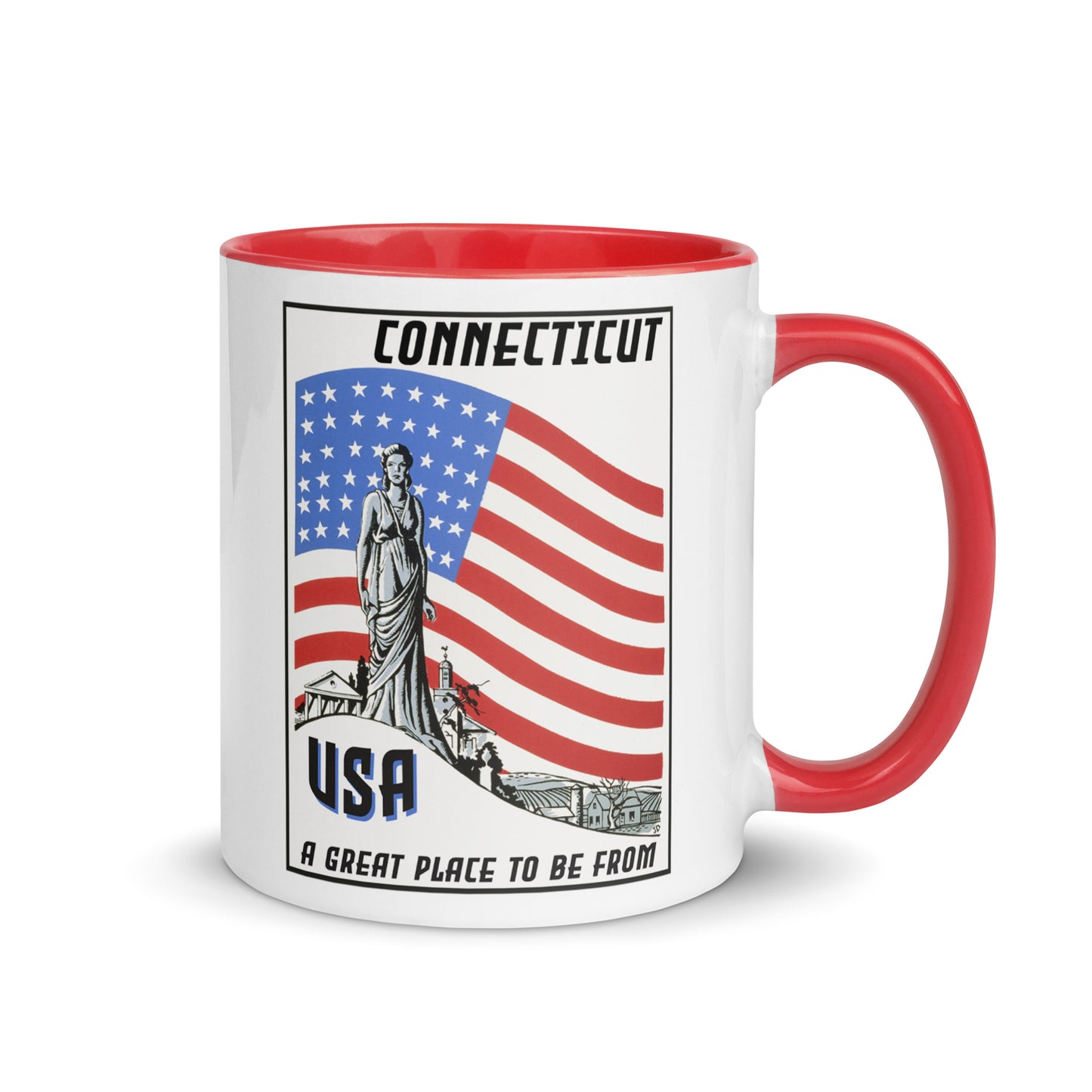 USA Coffee Mug Connecticut