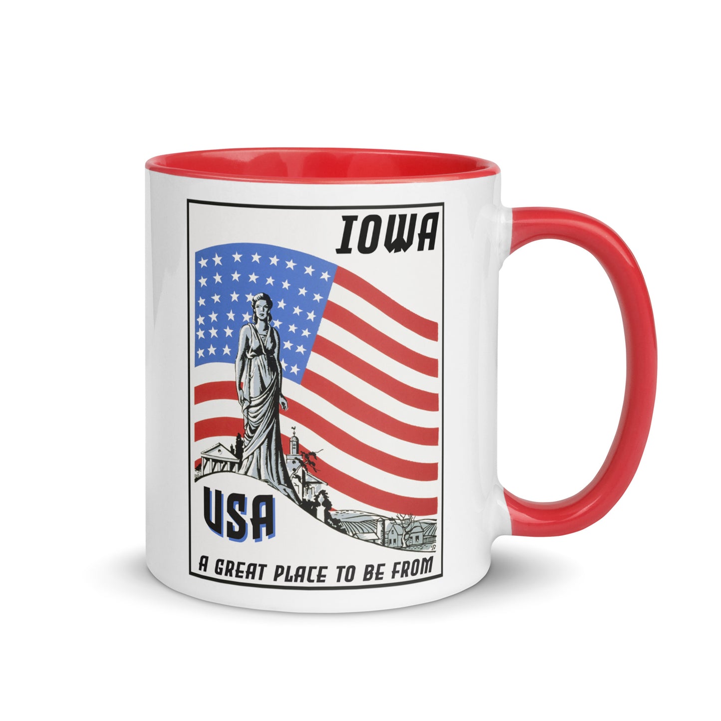 USA Coffee Mug Iowa