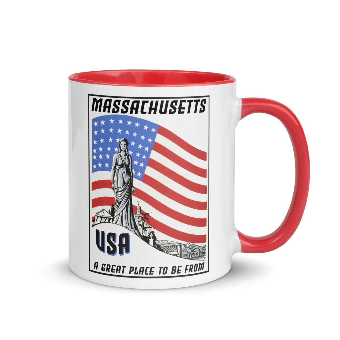 USA Coffee Mug Massachusetts