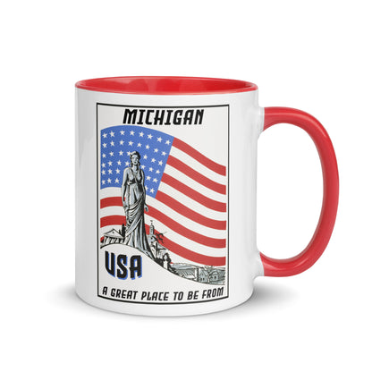 USA Coffee Mug Michigan