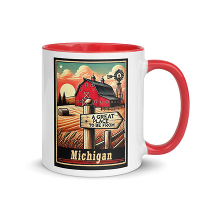 Fields of Home Coffee Mug Michigan