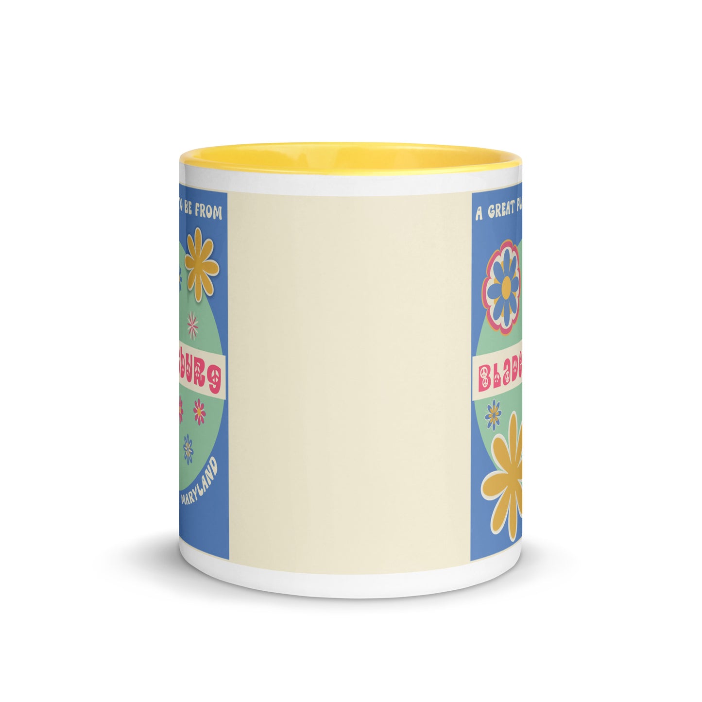 Flower Power Coffee Mug Maryland Bladensburg