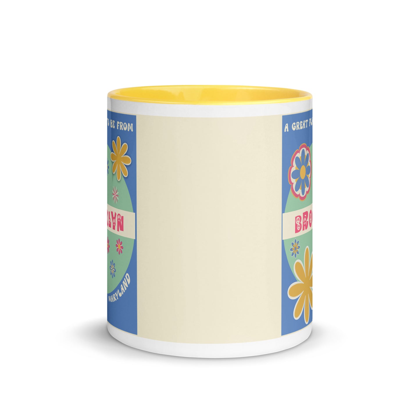 Flower Power Coffee Mug Maryland Brooklyn