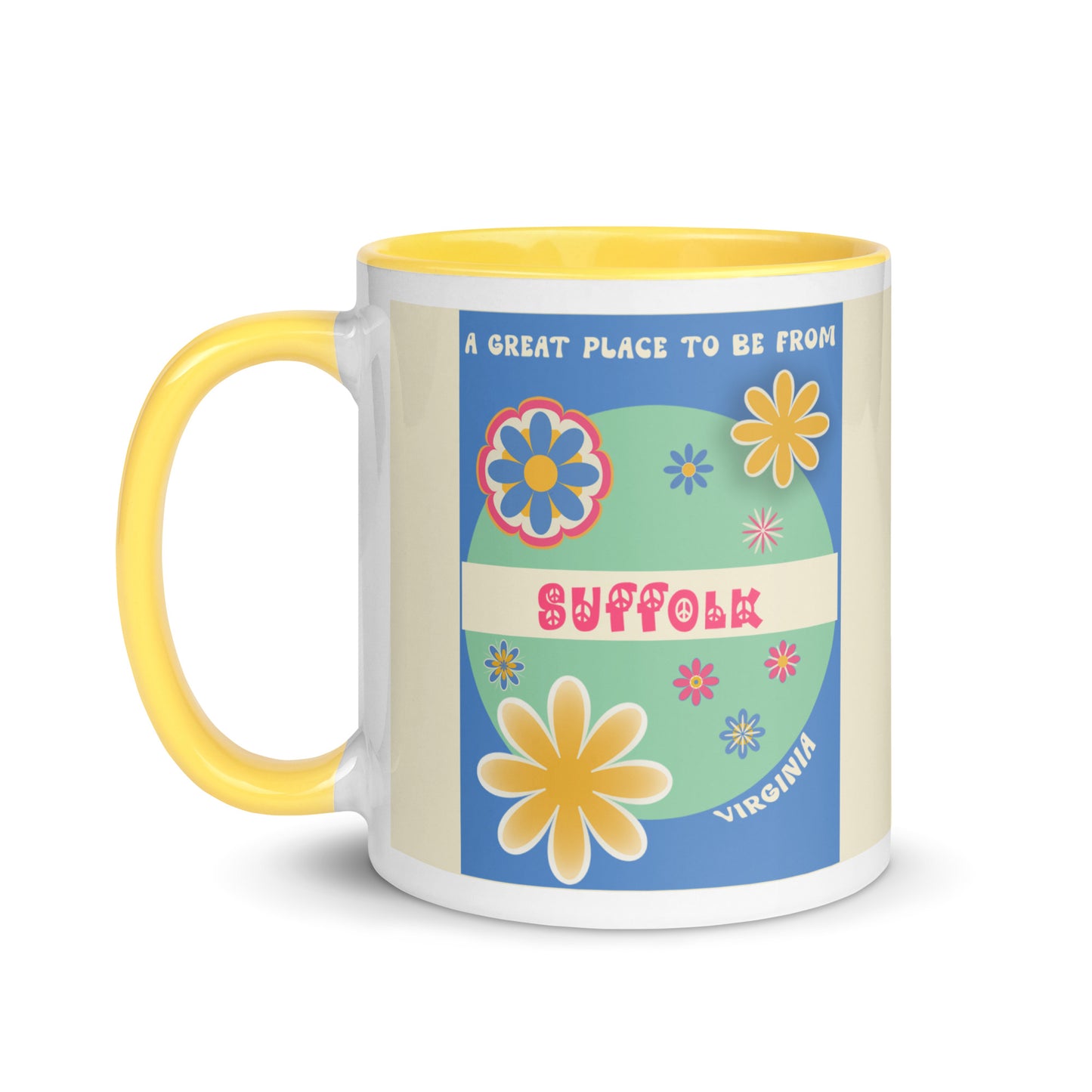 Flower Power Coffee Mug Virginia Suffolk