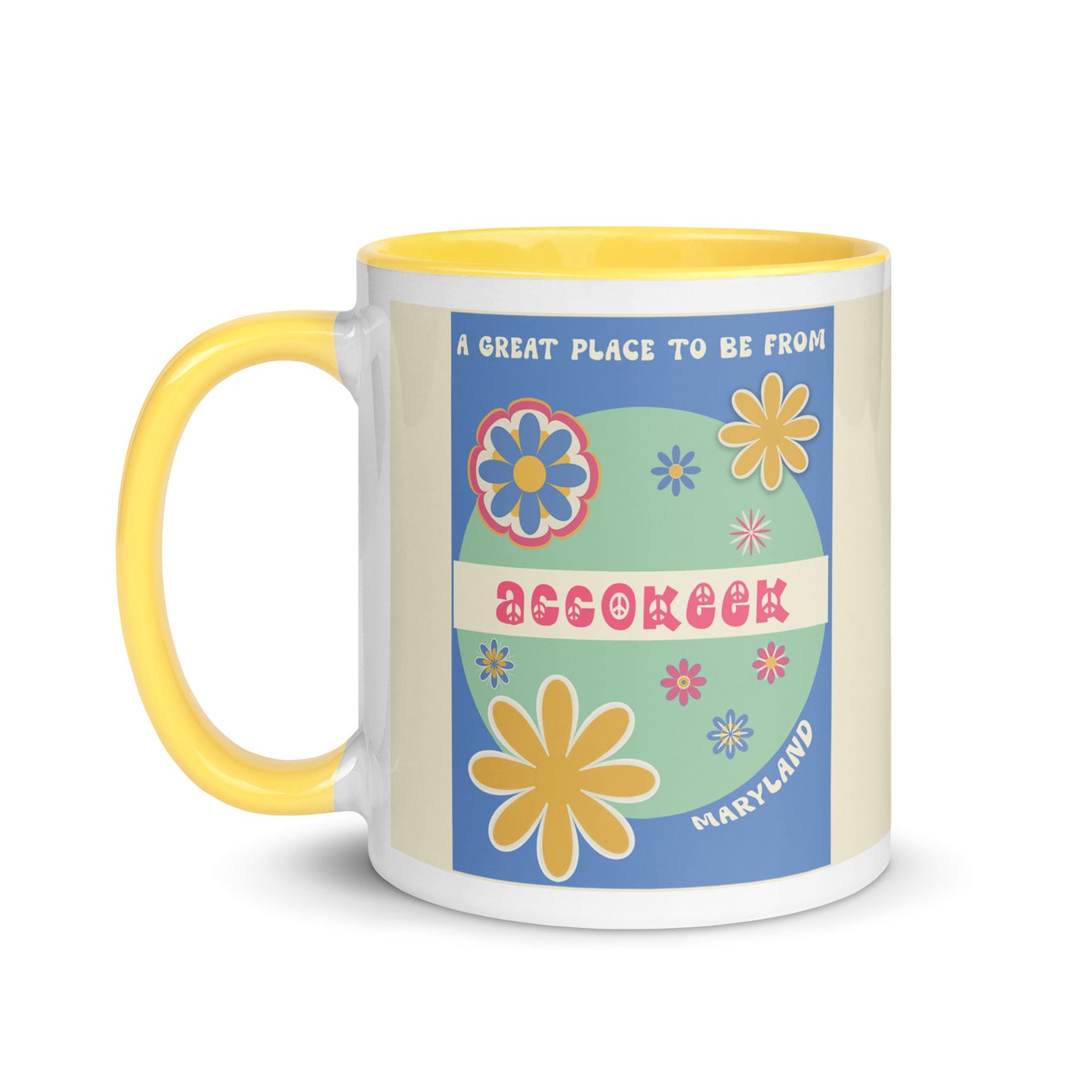 Flower Power Coffee Mug Maryland Accokeek