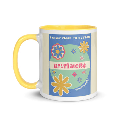 Flower Power Coffee Mug Maryland Baltimore