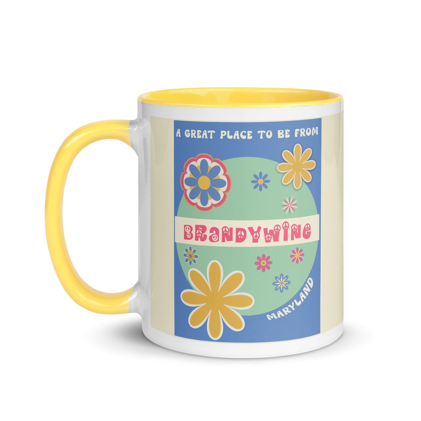 Flower Power Coffee Mug Maryland Brandywine