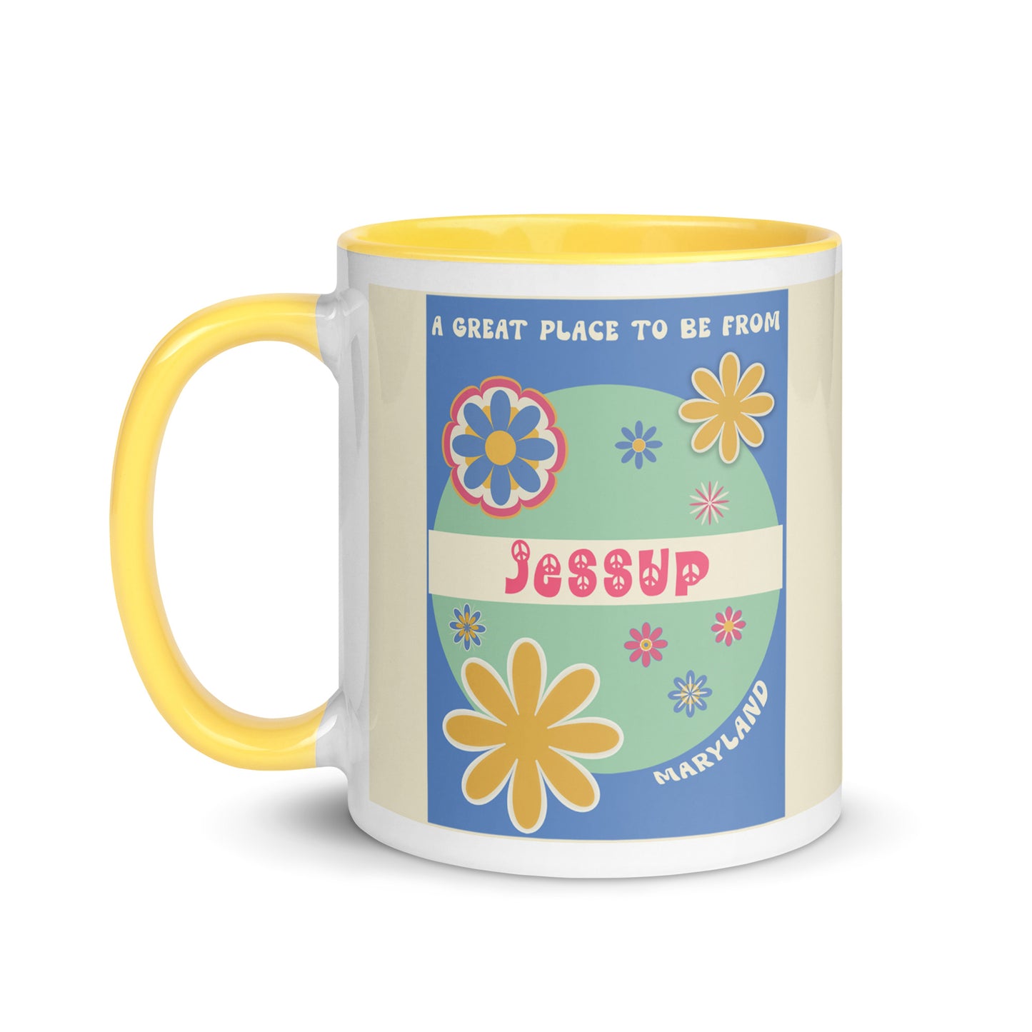 Flower Power Coffee Mug Maryland Jessup