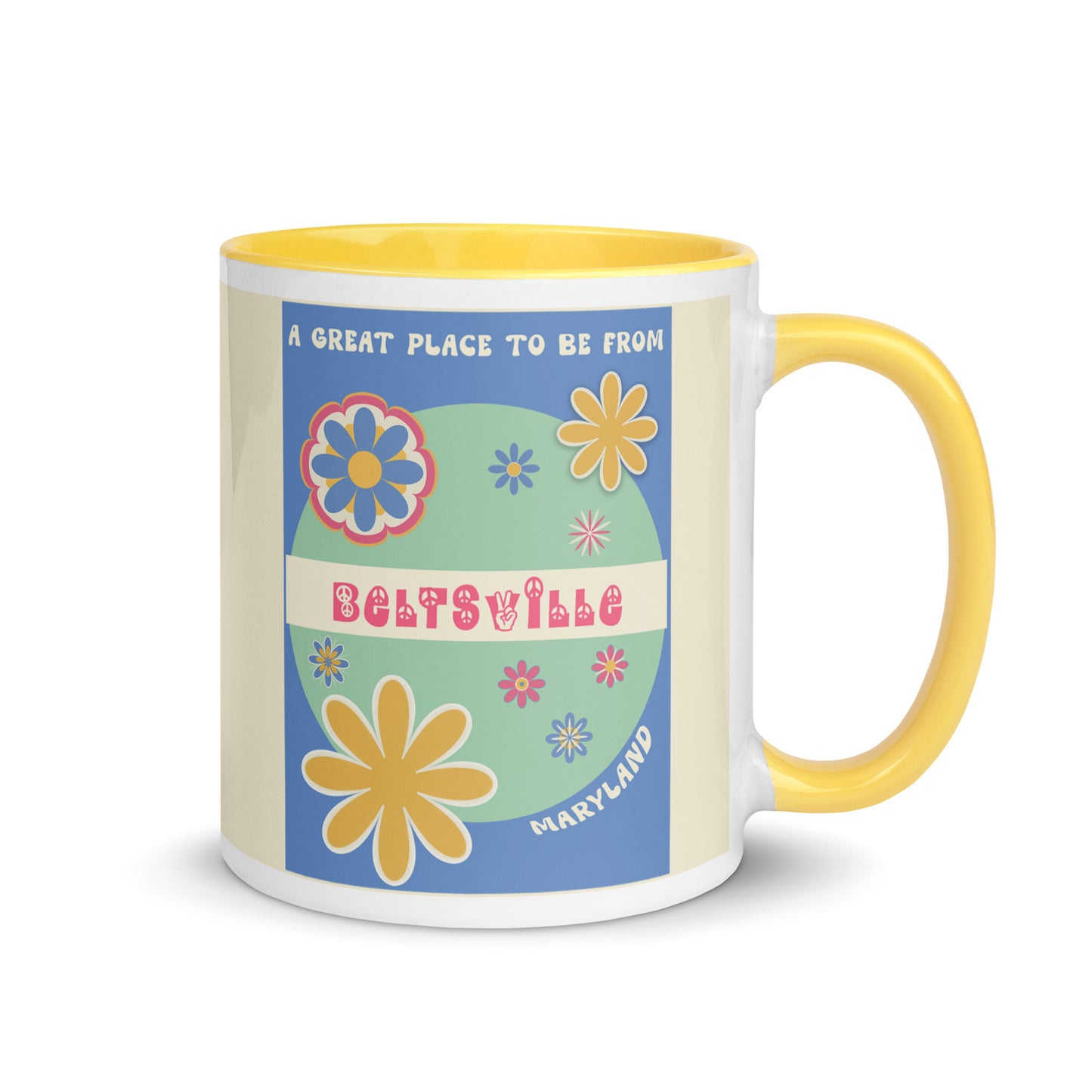 Flower Power Coffee Mug Maryland Beltsville