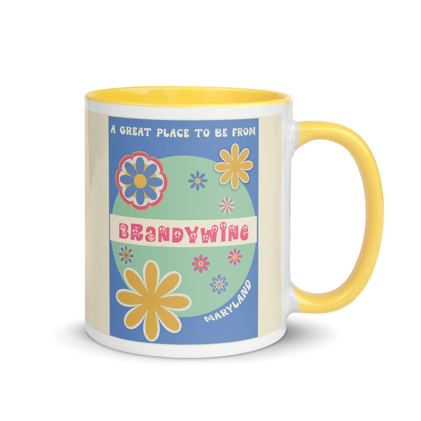 Flower Power Coffee Mug Maryland Brandywine