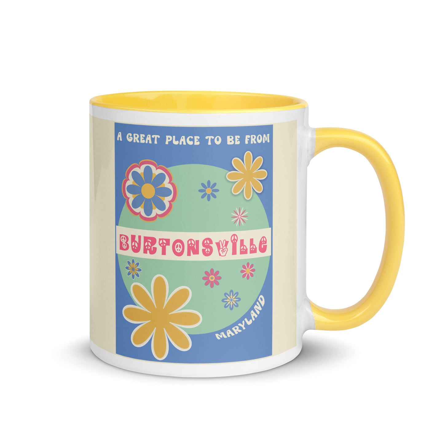 Flower Power Coffee Mug Maryland Burtonsville