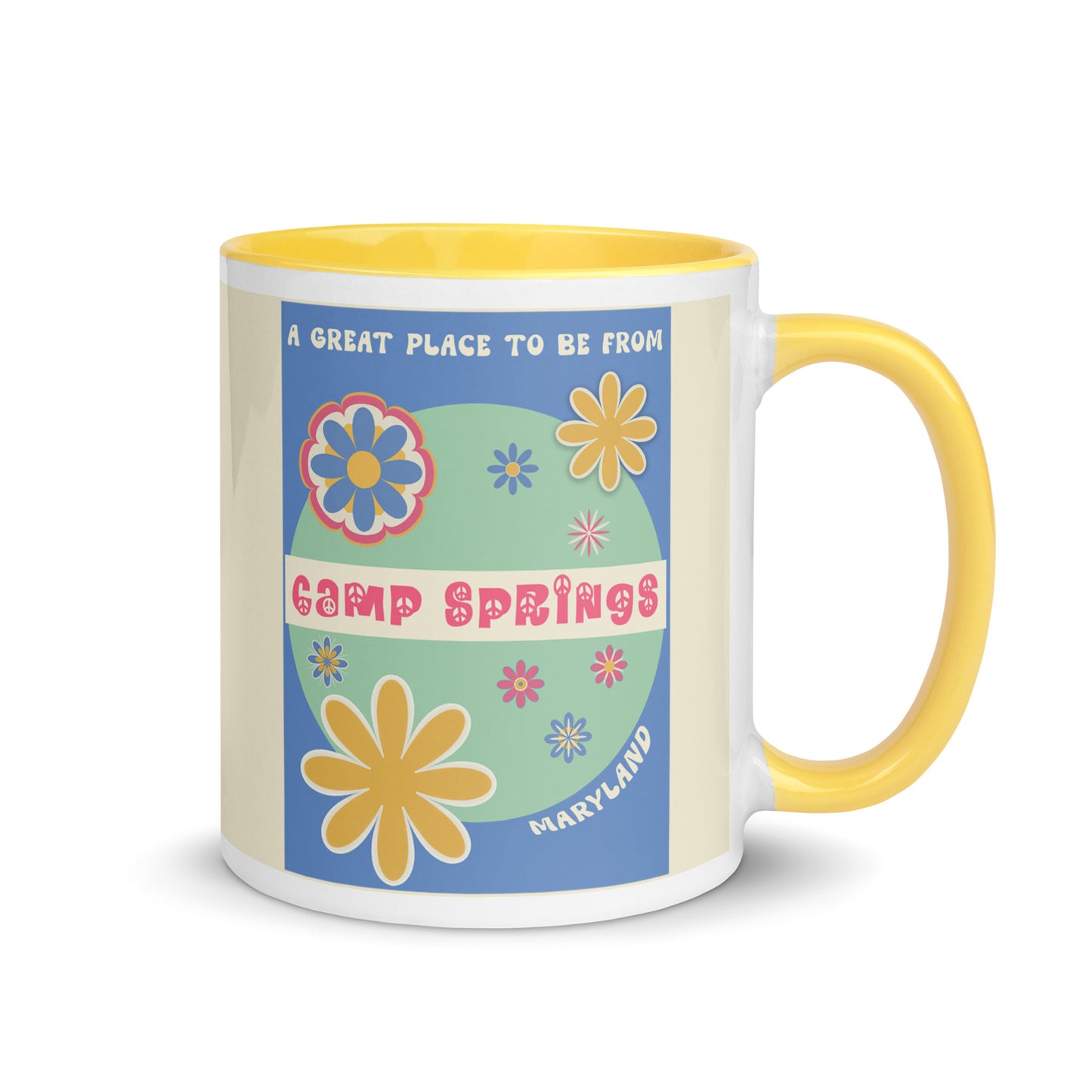 Flower Power Coffee Mug Maryland Camp Springs