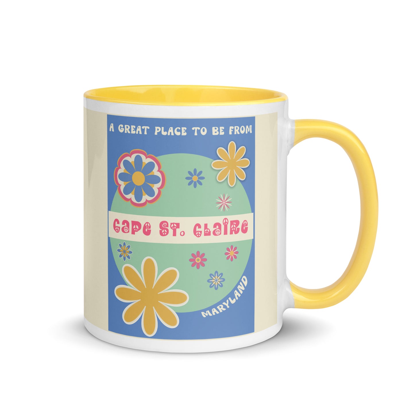 Flower Power Coffee Mug Maryland Cape St. Claire