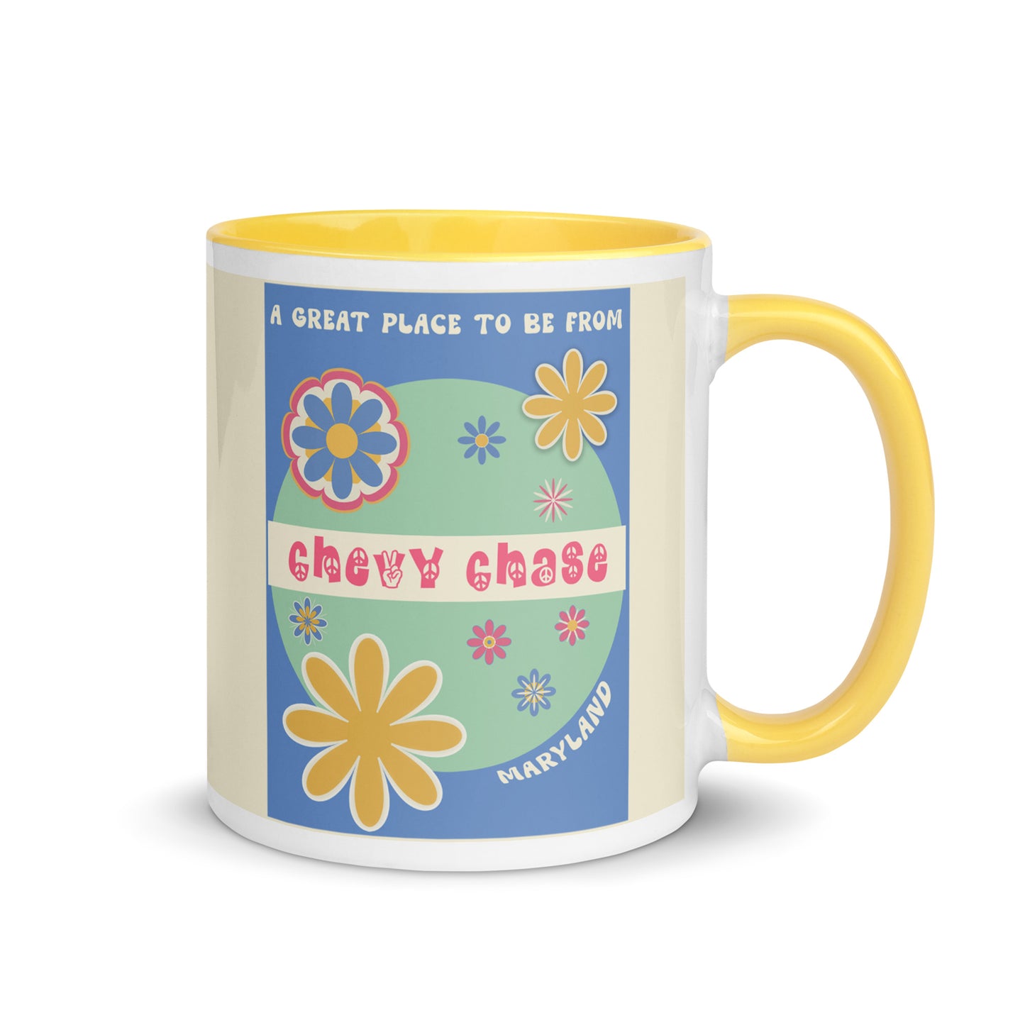 Flower Power Coffee Mug Maryland Chevy Chase