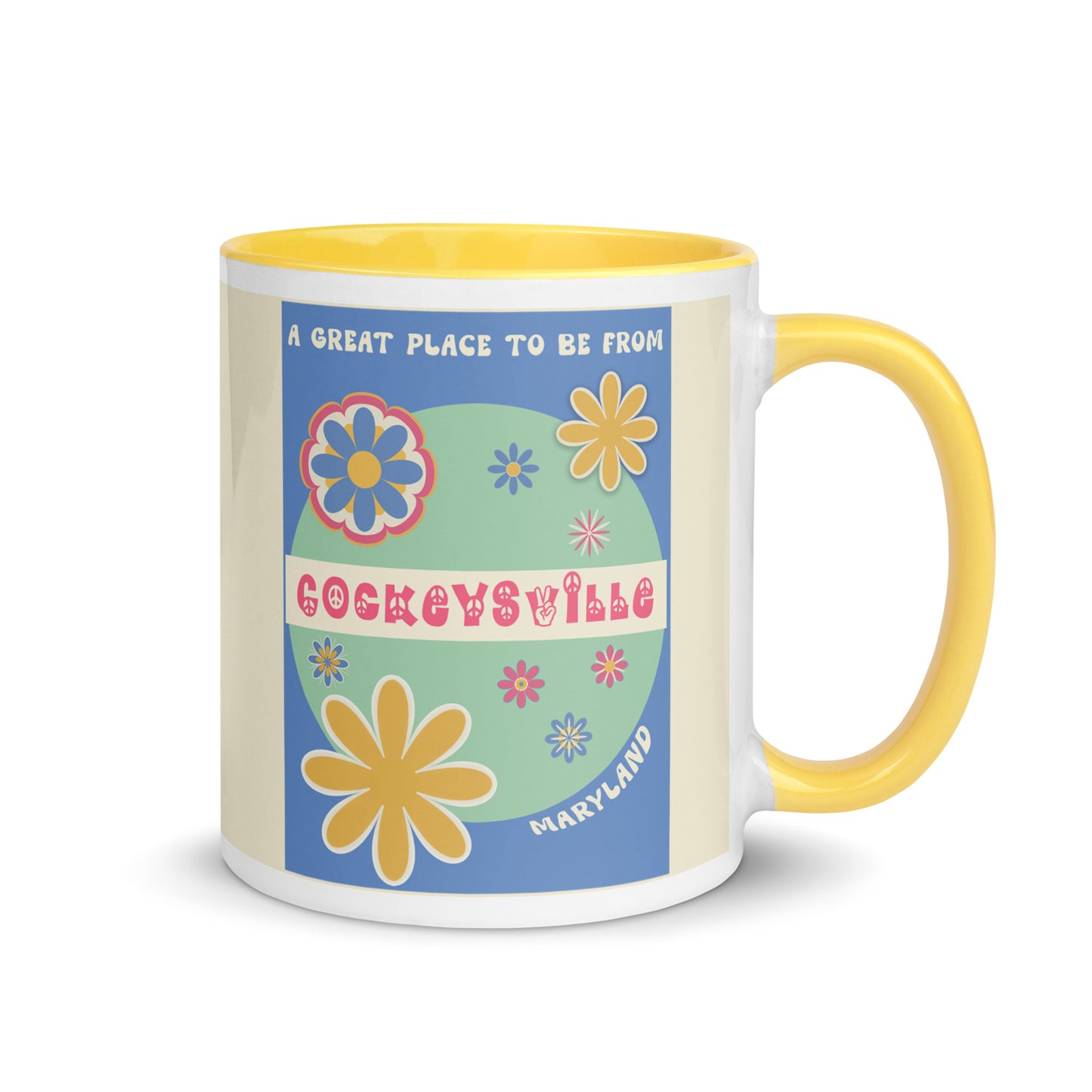 Flower Power Coffee Mug Maryland Cockeysville