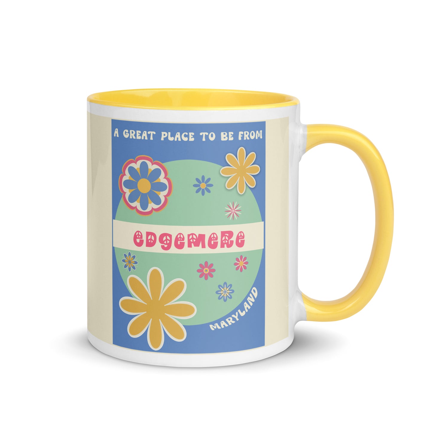 Flower Power Coffee Mug Maryland Edgemere