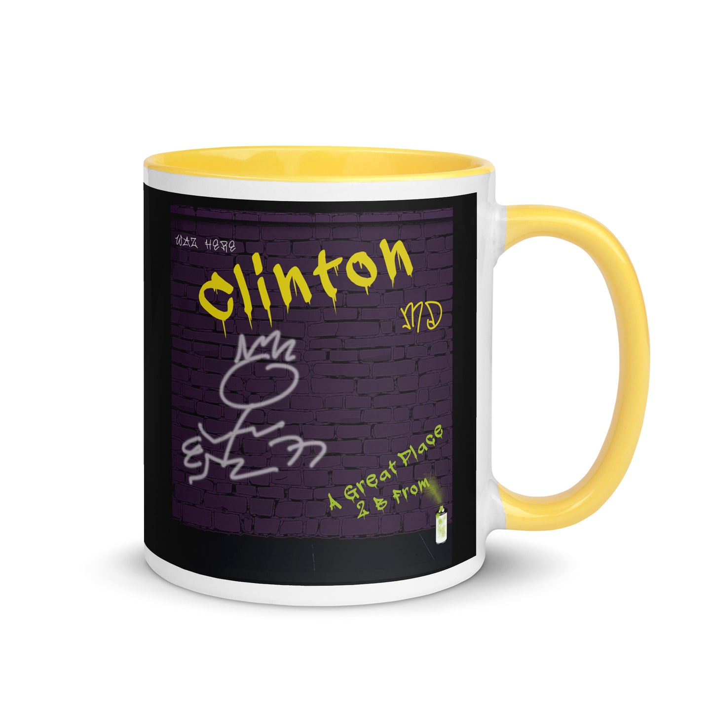 Graffiti Coffee Mug Maryland Clinton