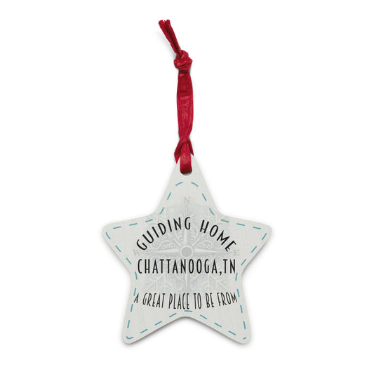 Guiding Home Star Christmas Ornament Tennessee Chattanooga